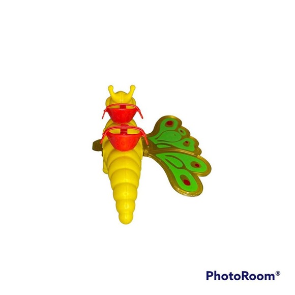 VINTAGE KENNER 1980s STRAWBERRY SHORTCAKE SNAIL CART & BUTTERFLY-LOT OF 2 - Picture 7 of 10